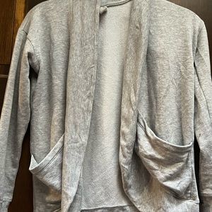 COPY - Athleta gently used grey cardigan 10/12